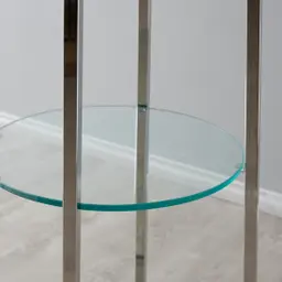 Ruby Tiered Shelf - Silver