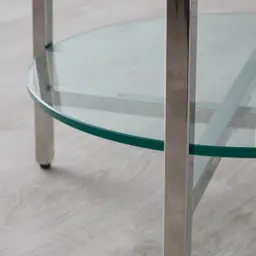 Ruby Tiered Shelf - Silver