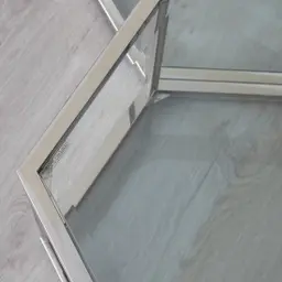 Hexagonal Side Table 35cm - Silver