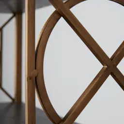 Eugenie Black Wooden Veneer Bookshelf