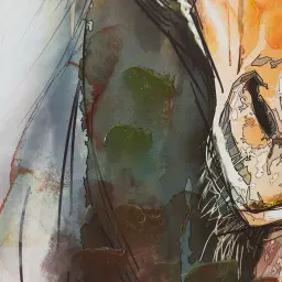 Brumby painting