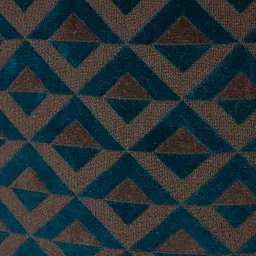 Errol Black Patterned Vegan Leather Dining Chair