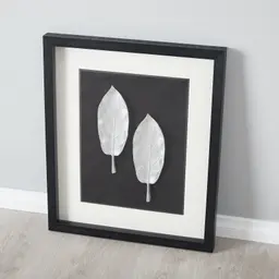 Sallow II Silver Leaf Shadow Box 