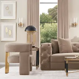 Sallow II Gold Leaf Shadow Box 