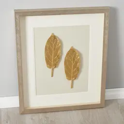 Sallow II Gold Leaf Shadow Box 