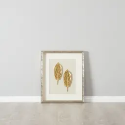 Sallow II Gold Leaf Shadow Box 