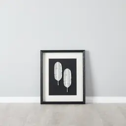 Banana II Silver Leaf Shadow Box 