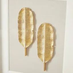 Banana II Gold Leaf Shadow Box