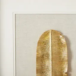 Banana II Gold Leaf Shadow Box