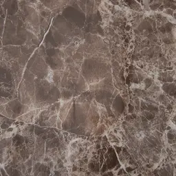 Isla Light Brown Marble Dining Table - Brushed Bronze Legs