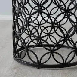 Bianca Black Side Table