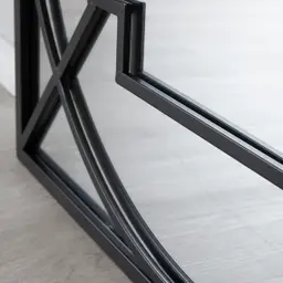 Myrtle Black Square Mirror