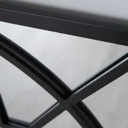 Myrtle Black Square Mirror