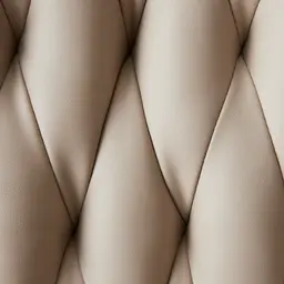 Henry Sand Beige Vegan Leather Dining Chair - Brushed Gold Legs