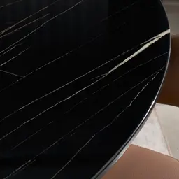 Lillian Black Marble Dining Table