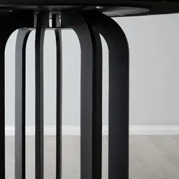 Lillian Black Marble Dining Table