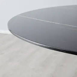 Lillian Black Marble Dining Table