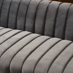 Astoria III Charcoal Velvet 3-Seater Sofa 
