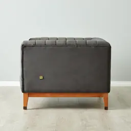 Astoria III Charcoal Velvet Occasional Chair 