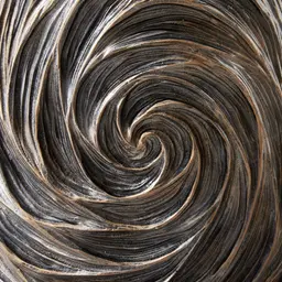 Whirlwind Antique Gold Vase