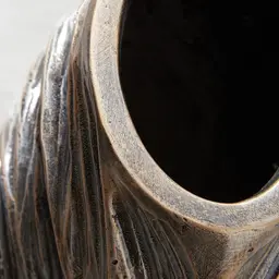 Whirlwind Antique Gold Vase