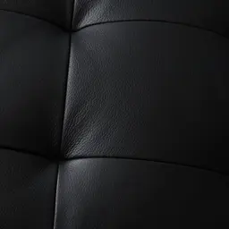 Fortitude II Black Leather Corner Lounge