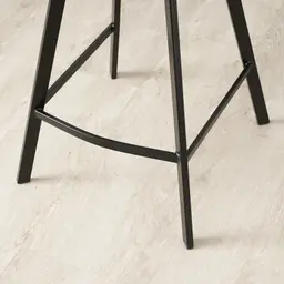 Gavin Dark Brown Vegan Leather 65cm Bar Stool