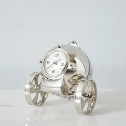 Falco Table Clock - Silver