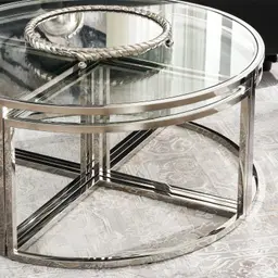 Raquelle II Coffee Table - Silver