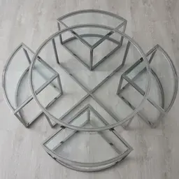 Raquelle II Coffee Table - Silver