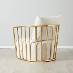 Lovelace Cream Boucle Occasional Chair