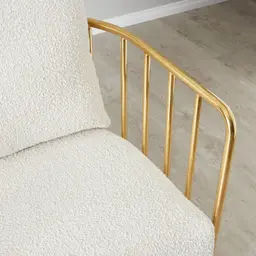 Lovelace Cream Boucle Occasional Chair