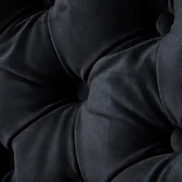 Boudicca Black Velvet with Back Pattern Armchair