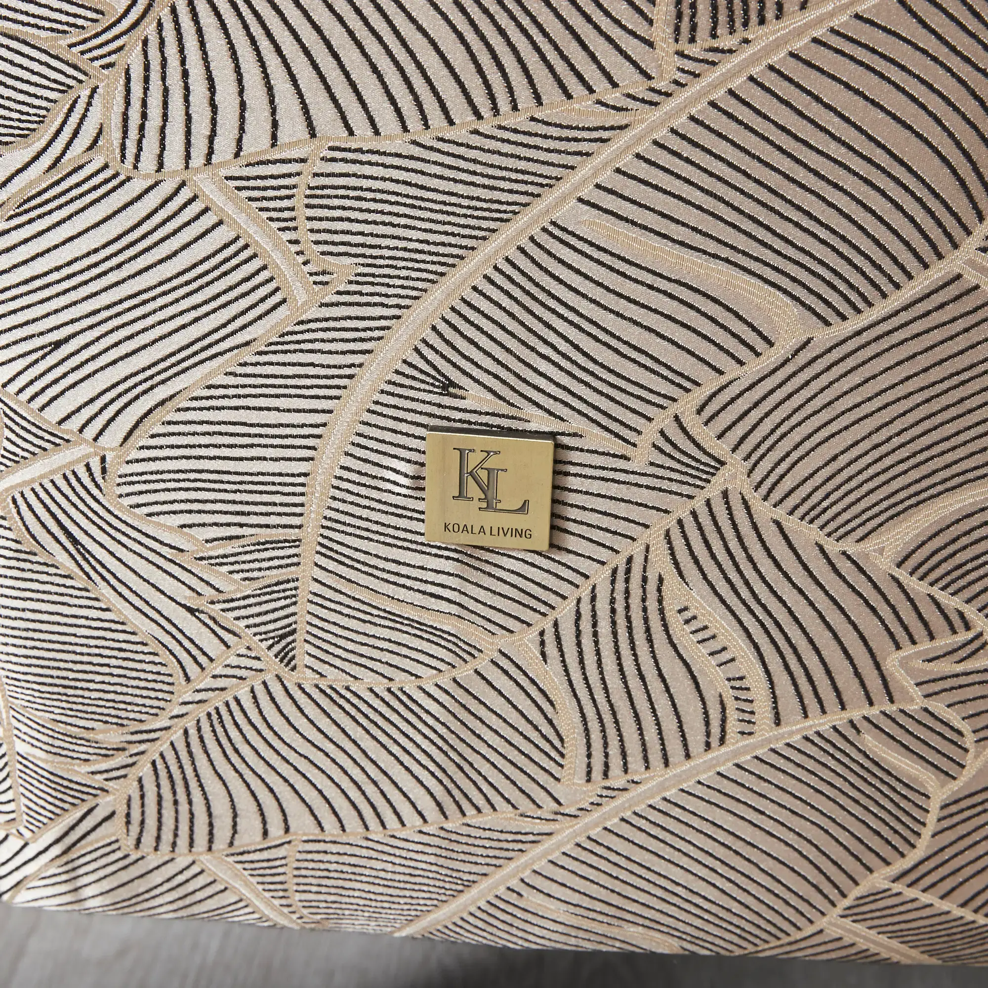 Boudicca Black Velvet with Back Pattern Armchair