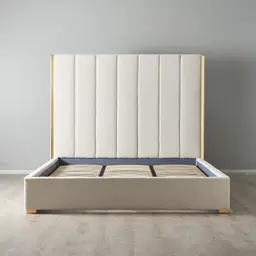 Beaumont Cream Boucle King Bed