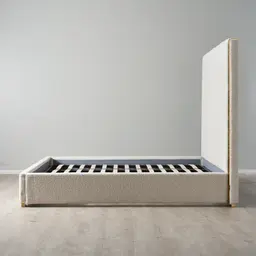 Beaumont Cream Boucle King Bed