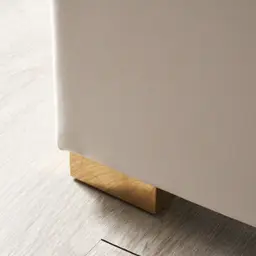 Gertrude Cream Velvet King Bed