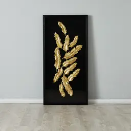 Golden Quills Shadow Box