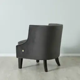 Vogue Charcoal Velvet Chair