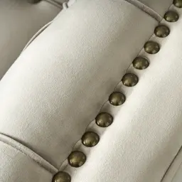 Manuel Beige Velvet 3-Seater Sofa 