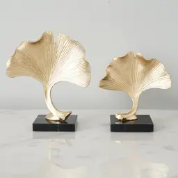 Cora Ginkgo With Marble Base - Large