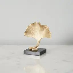 Cora Ginkgo With Marble Base - Medium