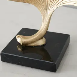 Cora Ginkgo With Marble Base - Medium
