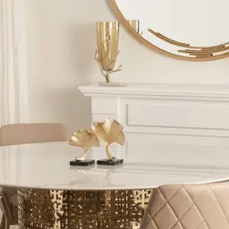 Cora Ginkgo With Marble Base - Medium