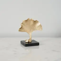 Cora Ginkgo With Marble Base - Medium