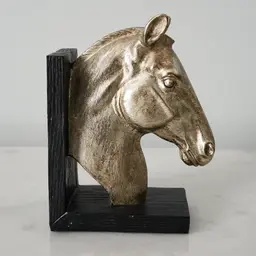 Horrace Antique Silver Bookends 