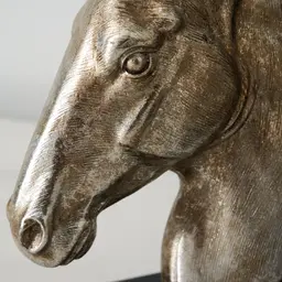 Horrace Antique Silver Bookends 