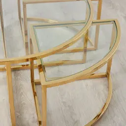 Raquelle ll Coffee Table - Gold