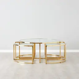 Raquelle ll Coffee Table - Gold