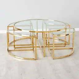 Raquelle ll Coffee Table - Gold